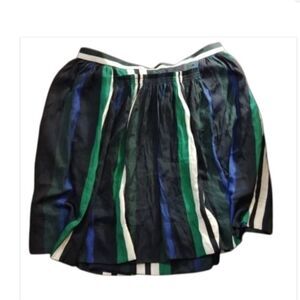Banana Repubic stripe pleated skirt